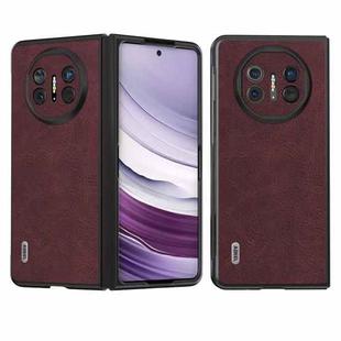 For Huawei Mate X5 ABEEL Dream Litchi Texture PU Phone Case(Purple)
