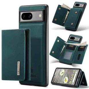 For Google Pixel 7A DG.MING M1 Series 3-Fold Multi Card Wallet + Magnetic Phone Case(Green)