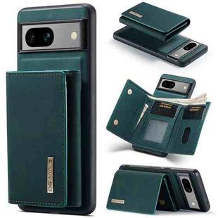 For Google Pixel 8A DG.MING M1 Series 3-Fold Multi Card Wallet + Magnetic Phone Case(Green)