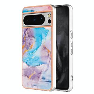 For Google Pixel 8 Pro Electroplating IMD TPU Phone Case(Blue Marble)