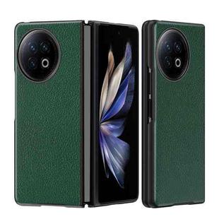 For vivo X Fold2 Litchi Texture All Inclusive Shockproof Protective Phone Case(Green)