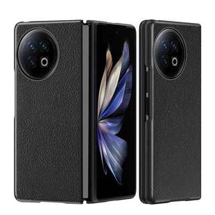 For vivo X Fold2 Litchi Texture All Inclusive Shockproof Protective Phone Case(Black)