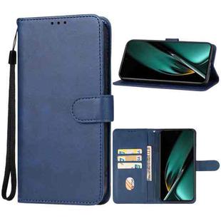 For OPPO K11 Leather Phone Case(Blue)