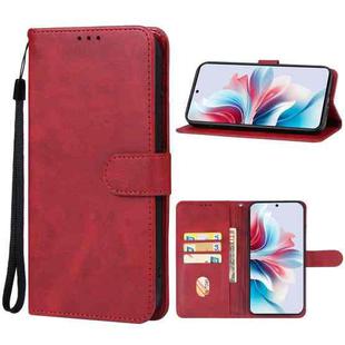 For OPPO F25 Pro Leather Phone Case(Red)