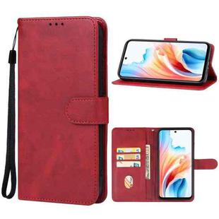 For OPPO A1i 5G Leather Phone Case(Red)