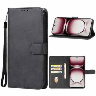 For OPPO Reno12 Global Leather Phone Case(Black)