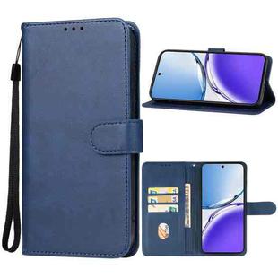 For OPPO A3 Leather Phone Case(Blue)