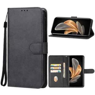 For vivo V29 Leather Phone Case(Black)