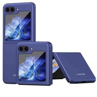 For Samsung Galaxy Z Flip5 Skin Feel Shockproof PC Fold Protective Phone Case(Blue)