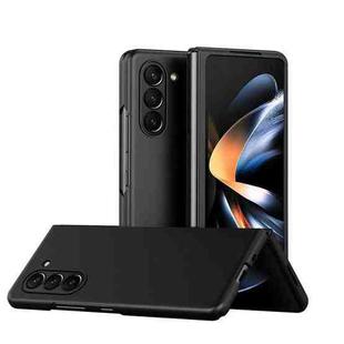 For Samsung Galaxy Z Fold5 Skin Feel Shockproof PC Fold Protective Phone Case(Black)