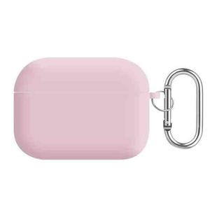 For AirPods Pro 2 PC Lining Silicone Bluetooth Earphone Protective Case(Sandy Pink)