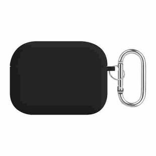 For AirPods Pro 2 PC Lining Silicone Bluetooth Earphone Protective Case(Black)