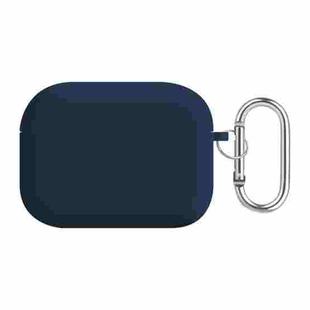 For AirPods Pro 2 PC Lining Silicone Bluetooth Earphone Protective Case(Midnight Blue)