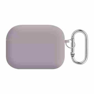 For AirPods Pro PC Lining Silicone Bluetooth Earphone Protective Case(Pebble Grey)