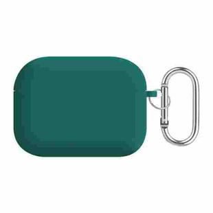 For AirPods 3 PC Lining Silicone Bluetooth Earphone Protective Case(Dark Green)