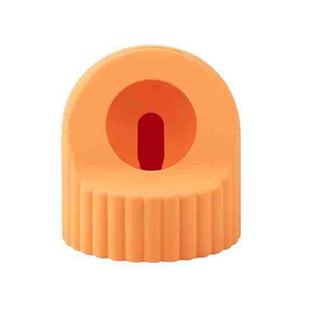 For Apple Watch Wave Pattern Silicone Watch Charging Stand(Orange)