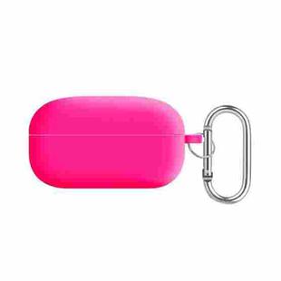 For Samsung Galaxy Buds Live / Buds2 Pro PC Lining Silicone Bluetooth Earphone Protective Case(Fluorescent Rose)