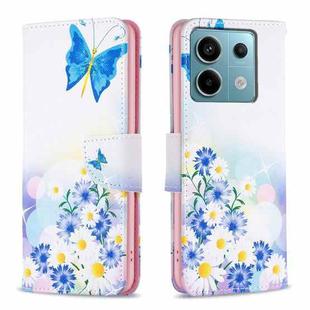 For Xiaomi Redmi Note 13 Pro Colored Drawing Pattern Leather Phone Case(Butterfly Love)