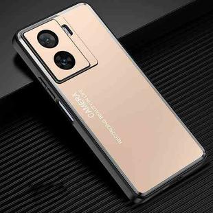 For vivo iQOO Z7 Frosted Metal Phone Case(Gold)