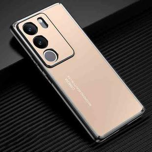 For vivo S17 Frosted Metal Phone Case(Gold)