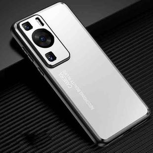 For Huawei P60 Frosted Metal Phone Case(Silver)