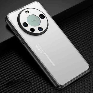 For Huawei Mate 60 Frosted Metal Phone Case(Silver)