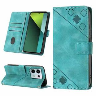 For Xiaomi Redmi Note 13 Pro 5G Global Skin Feel Embossed Leather Phone Case(Green)