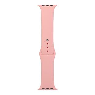 For Apple Watch Ultra 49mm&Watch Ultra 2 49mm / Series 9&8&7 45mm / SE 3&SE 2&6&SE&5&4 44mm / 3&2&1 42mm Silicone Watch Band, Long Section (Men)(Pink)