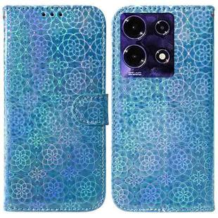 For Infinix Note 30 Colorful Magnetic Buckle Leather Phone Case(Blue)