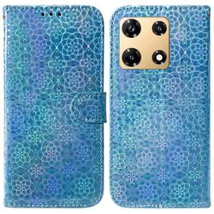 For Infinix Note 30 Pro Colorful Magnetic Buckle Leather Phone Case(Blue)