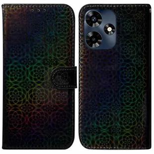 For Infinix Hot 30 Colorful Magnetic Buckle Leather Phone Case(Black)