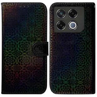 For Infinix GT 20 Pro 5G Colorful Magnetic Buckle Leather Phone Case(Black)