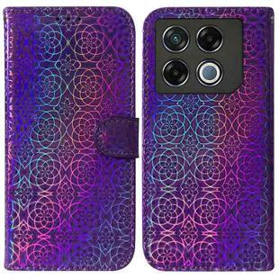 For Infinix GT 20 Pro 5G Colorful Magnetic Buckle Leather Phone Case(Purple)