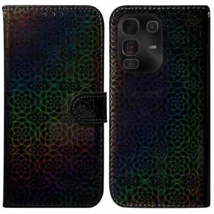 For Infinix Note 50 Pro+ Colorful Magnetic Buckle Leather Phone Case(Black)