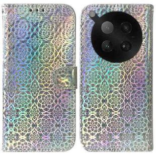 For Infinix Zero 40 4G / 5G Colorful Magnetic Buckle Leather Phone Case(Silver)