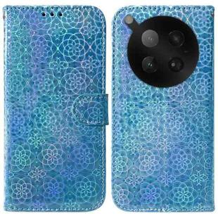 For Infinix Zero 40 4G / 5G Colorful Magnetic Buckle Leather Phone Case(Blue)