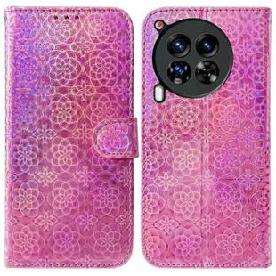For Tecno Camon 30 Premier 5G Colorful Magnetic Buckle Leather Phone Case(Pink)