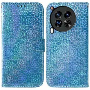 For Tecno Camon 30 Premier 5G Colorful Magnetic Buckle Leather Phone Case(Blue)