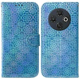 For Tecno Spark 30C Colorful Magnetic Buckle Leather Phone Case(Blue)