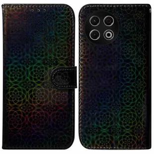 For Tecno Spark 30 Pro Colorful Magnetic Buckle Leather Phone Case(Black)