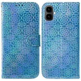 For Tecno Pop 10 / Spark Go 2 4G Colorful Magnetic Buckle Leather Phone Case(Blue)