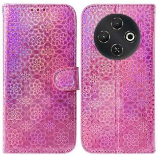 For Tecno Pop 9 5G / Spark 30C 5G Colorful Magnetic Buckle Leather Phone Case(Pink)