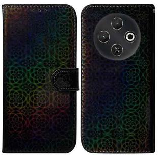 For Tecno Pop 9 5G / Spark 30C 5G Colorful Magnetic Buckle Leather Phone Case(Black)
