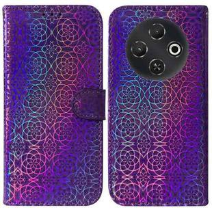 For Tecno Pop 9 5G / Spark 30C 5G Colorful Magnetic Buckle Leather Phone Case(Purple)