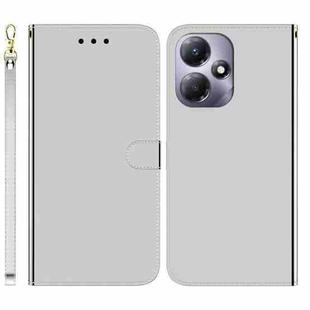 For Infinix Hot 30 Play Imitated Mirror Surface Leather Phone Case(Silver)