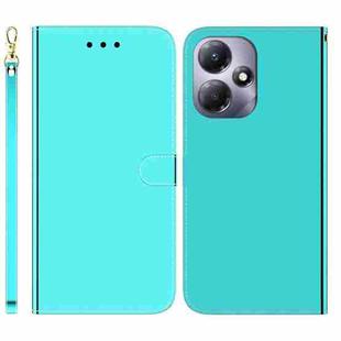 For Infinix Hot 30 Play Imitated Mirror Surface Leather Phone Case(Mint Green)