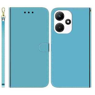 For Infinix Hot 30i Imitated Mirror Surface Leather Phone Case(Blue)