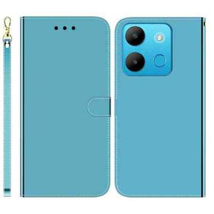 For Infinix Smart 7 African Imitated Mirror Surface Leather Phone Case(Blue)