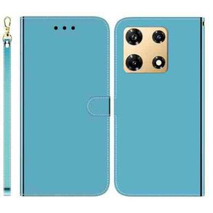 For Infinix Note 30 Pro Imitated Mirror Surface Leather Phone Case(Blue)