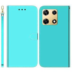 For Infinix Note 30 Pro Imitated Mirror Surface Leather Phone Case(Mint Green)